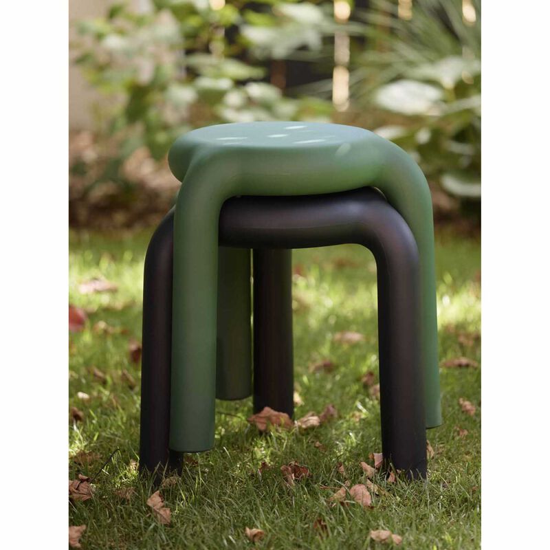 Città Piccolo Stool 41x41x44cm - Dark Green image number 2